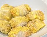 Foto langkah ke 4 dari resep Sawi Gulung isi Babi.