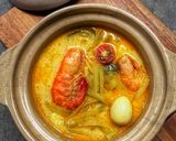 Foto langkah ke 4 dari resep Lodeh Labu Siam Udang.