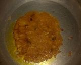 A picture of step 3 of Wainar flour with palm oil.
