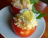 Foto del paso 8 de la receta: Tomates rellenos vegetarianos