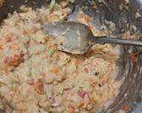 A picture of step 1 of Veggie cheese mayo sandwich.