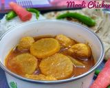 A picture of step 5 of Mooli Chicken.