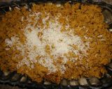 A picture of step 4 of Bassan ka halwa.