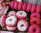 Foto langkah ke 9 dari resep Donat Buah Naga.