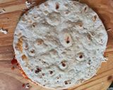 A picture of step 3 of Leftover roti and sabji sandwich.