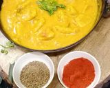 A picture of step 5 of Gatte ki sabji.