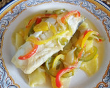 Foto del paso 9 de la receta: Lomo de bacalao skrei con pimientos