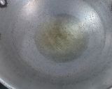 A picture of step 4 of Stuffed garlic bhindi.
