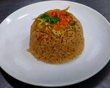 รูปขั้นตอนการทำที่ 8 ของ ข้าวผัดน้ำพริกลงเรือกุ้งหวาน