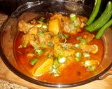 A picture of step 5 of Desi murgh curry.