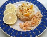 Foto del passaggio 11 della ricetta Risotto con zucca e gamberi e spicchi di limone