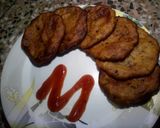 A picture of step 6 of Aloo Tikki.