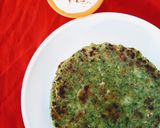 A picture of step 4 of Methi Aloo Thepla.