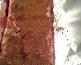 A picture of step 3 of Mayan chocolate rubbed ribs.
