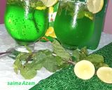 A picture of step 5 of Green ice soda💚گرین آٸس سوڈا💚.