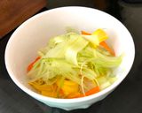 A picture of step 3 of Super Tasty Sliced Onion Salad with Japanese Style Vinaigrette.