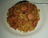Foto langkah ke 4 dari resep Nasi Goreng Sosis.