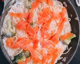 Foto del paso 7 de la receta Pasta con salmón y brócoli