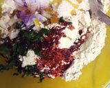 A picture of step 1 of Sattu ka paratha.