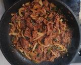 Foto langkah ke 3 dari resep Tumis Daging Kecap Cabe Ijo.