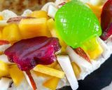 Foto del passaggio 30 della ricetta Tarte alla panna cotta al cocco, mousse di mango e gelee al lime
