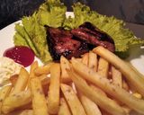 Foto langkah ke 4 dari resep Tenderloin Steak well-done grill.