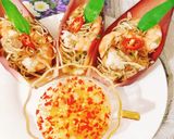 Hình bước làm 6 của món Gỏi Tôm Hoa Chuối