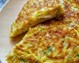 A picture of step 4 of Vegetable Omelette.