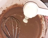 A picture of step 2 of Çhocolate Çrepes Çake with Çoffee.
