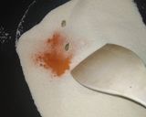 A picture of step 1 of Soji Ka halwa.