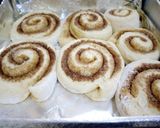A picture of step 2 of Cinnamon rolls.
