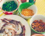รูปขั้นตอนการทำที่ 1 ของ "ข้าวต้มกุ้ง"