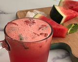 A picture of step 7 of Minty Watermelon Gond Katira Lemonade Fizz.