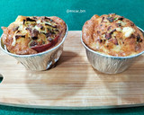Foto del paso 4 de la receta: Pastelito de cebolla, jamón y queso en airfryer