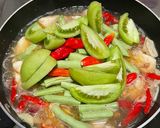 Foto langkah ke 3 dari resep Asem Asem Buncis Ayam.