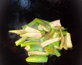 Foto langkah ke 2 dari resep Oseng Terong Telunjuk Tempe Ikan Asin.