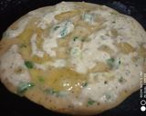 A picture of step 2 of Wheat flour chilla.