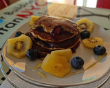 Foto del paso 4 de la receta: Tortitas de Avena y limón 🍋 rellena de arándanos
