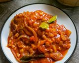 Gambar langkah 8 resipi Tilapia Merah Masak Tiga Rasa.