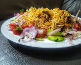 A picture of step 5 of Lahori pulao.