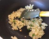 A picture of step 2 of Mexican Rice with Beans.