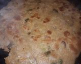 A picture of step 1 of Spring onion maize flour paratha.
