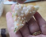 Foto langkah ke 6 dari resep Roti udang goreng.