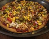 A picture of step 3 of No Yeast Pizza.