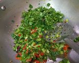 A picture of step 2 of Paneer Burji.