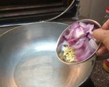 A picture of step 1 of Maggi noodles vegetables spring roll.