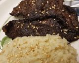 A picture of step 6 of Steak stir fry with mashed Cauliflower.