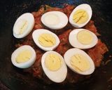 A picture of step 5 of Egg Masala.