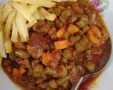 عکس مرحله 2 از دستور خورش لوبیا
