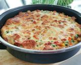 Zöldségfelfújt virslivel gluténmentesen recept fázis 6 fotója
